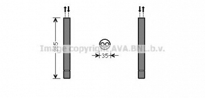 AVA QUALITY COOLING fdd599 -  Осушитель, кондиционер